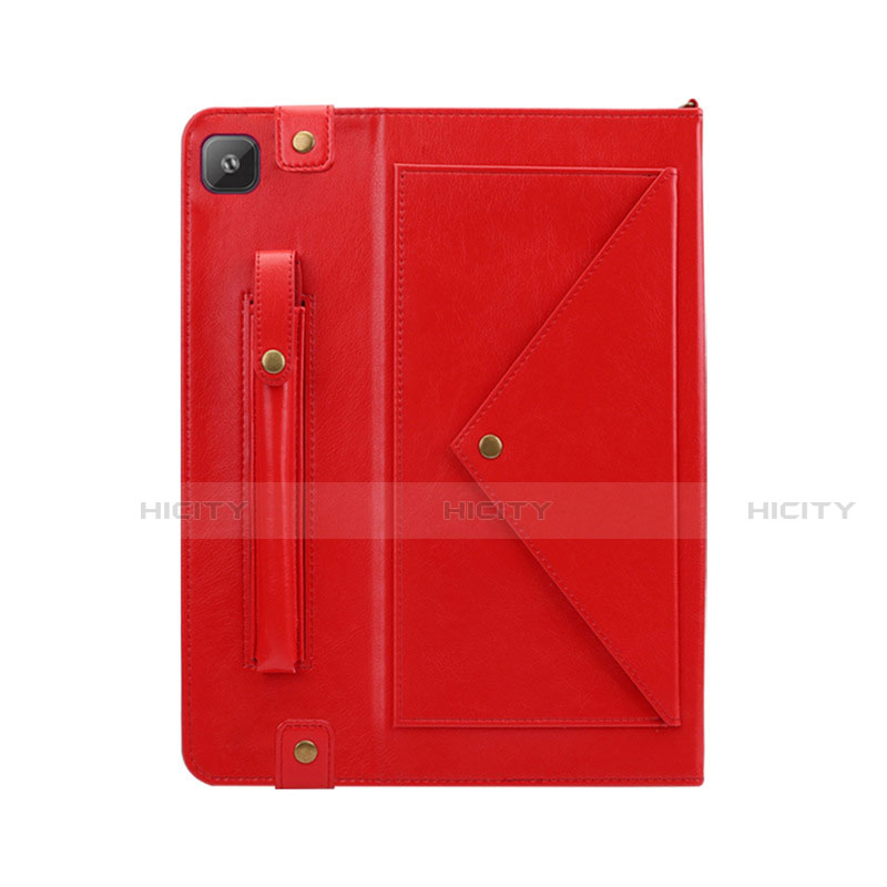 Handytasche Stand Schutzhülle Flip Leder Hülle L04 für Samsung Galaxy Tab S6 Lite 10.4 SM-P610 Rot