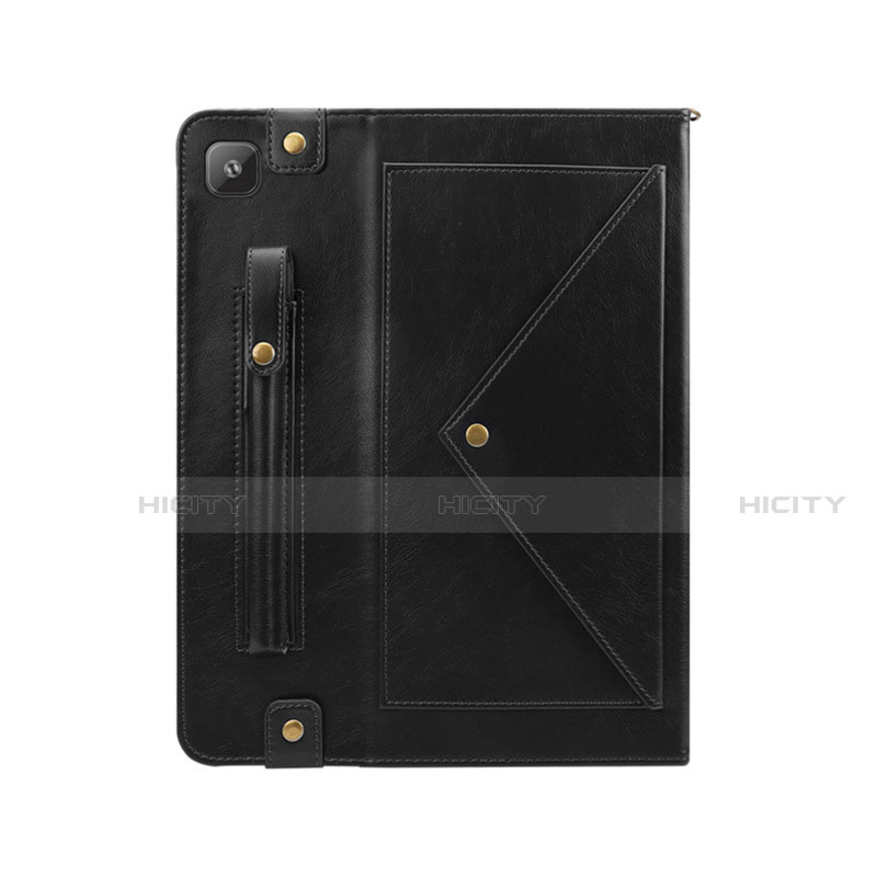 Handytasche Stand Schutzhülle Flip Leder Hülle L04 für Samsung Galaxy Tab S6 Lite 10.4 SM-P610 Schwarz