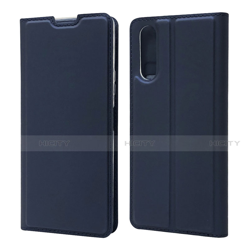 Handytasche Stand Schutzhülle Flip Leder Hülle L04 für Sony Xperia 10 II Blau