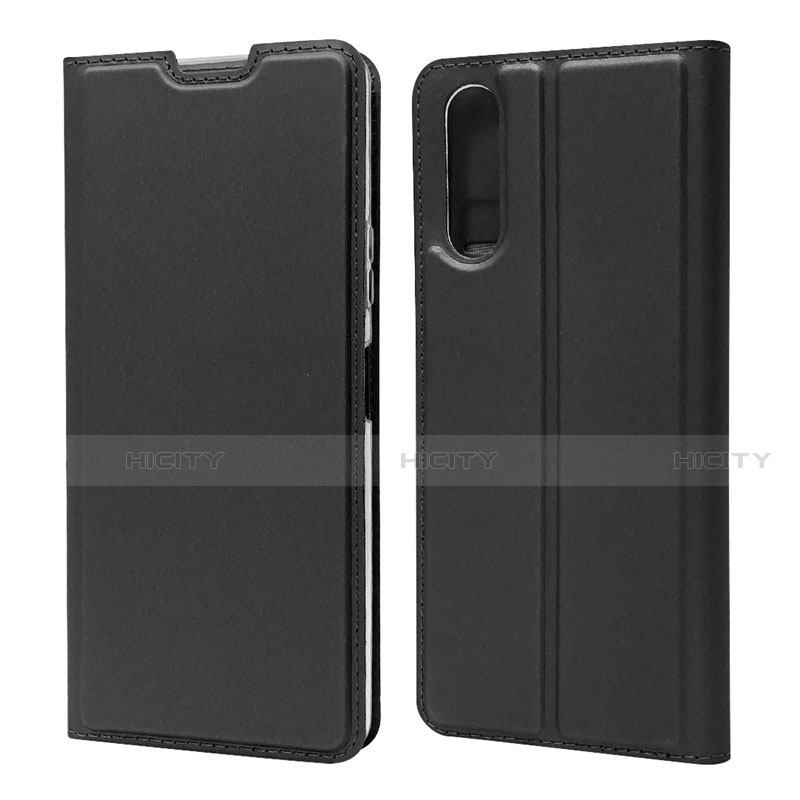 Handytasche Stand Schutzhülle Flip Leder Hülle L04 für Sony Xperia 10 II Schwarz