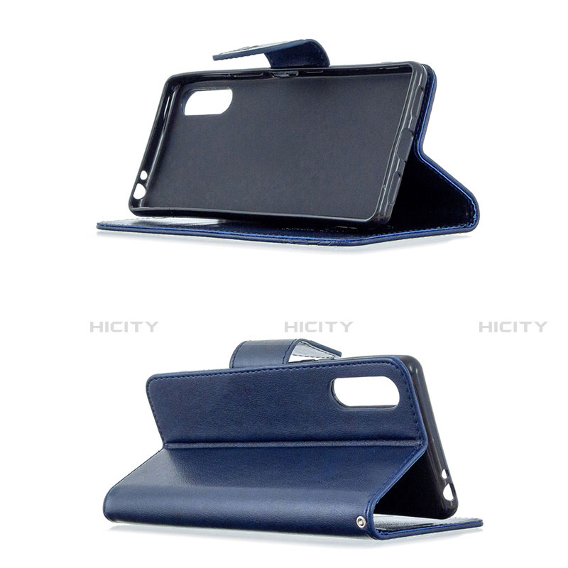 Handytasche Stand Schutzhülle Flip Leder Hülle L04 für Sony Xperia L4