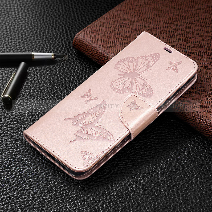 Handytasche Stand Schutzhülle Flip Leder Hülle L04 für Xiaomi Redmi 9 Activ Rosegold