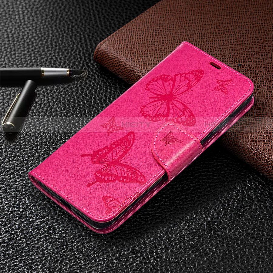 Handytasche Stand Schutzhülle Flip Leder Hülle L04 für Xiaomi Redmi 9 India Pink