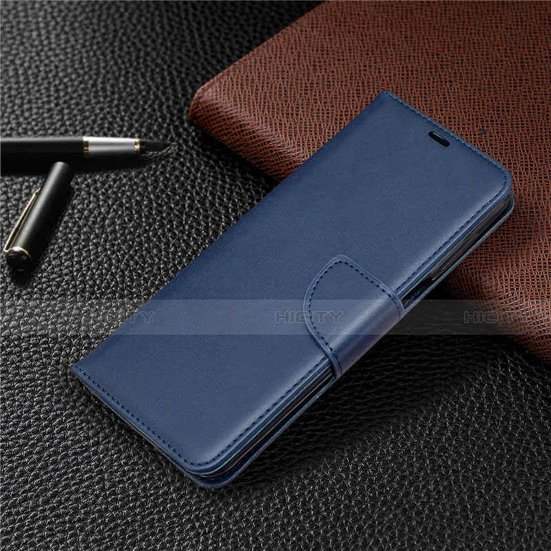 Handytasche Stand Schutzhülle Flip Leder Hülle L04 für Xiaomi Redmi Note 9 Pro Max Blau Plus