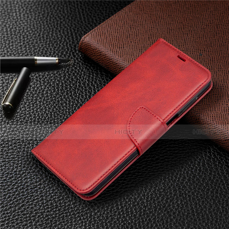 Handytasche Stand Schutzhülle Flip Leder Hülle L04 für Xiaomi Redmi Note 9 Pro Max Rot