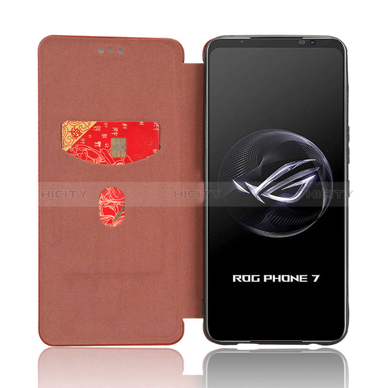 Handytasche Stand Schutzhülle Flip Leder Hülle L04Z für Asus ROG Phone 7 Pro