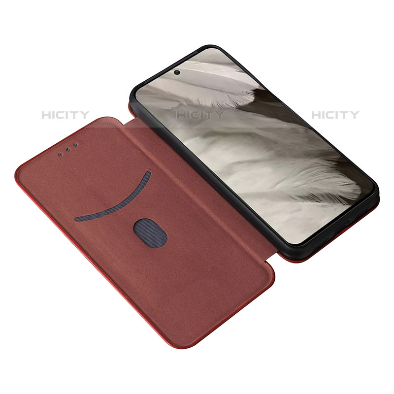 Handytasche Stand Schutzhülle Flip Leder Hülle L04Z für Google Pixel 8 5G groß