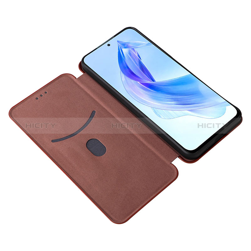 Handytasche Stand Schutzhülle Flip Leder Hülle L04Z für Huawei Honor 90 Lite 5G groß