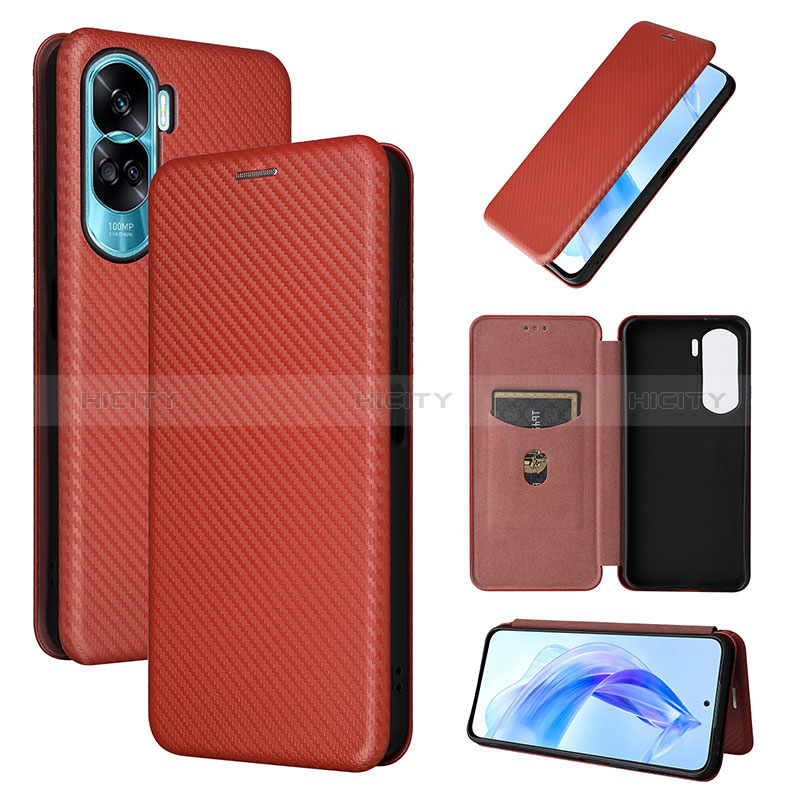 Handytasche Stand Schutzhülle Flip Leder Hülle L04Z für Huawei Honor 90 Lite 5G