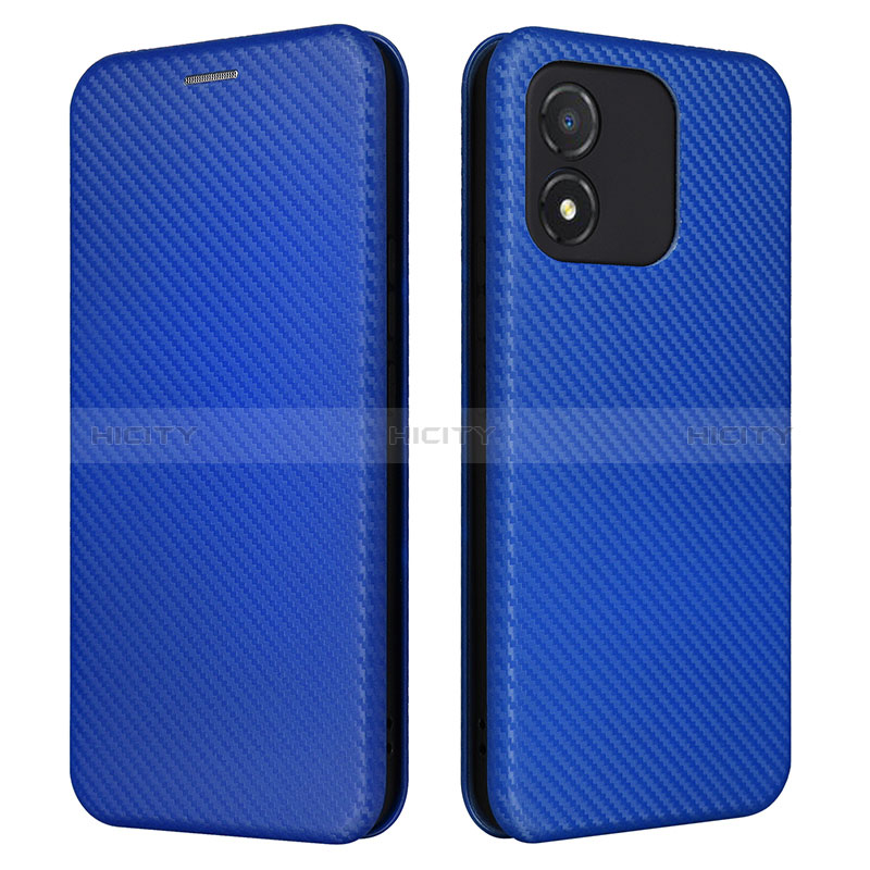 Handytasche Stand Schutzhülle Flip Leder Hülle L04Z für Huawei Honor X5 Blau Plus