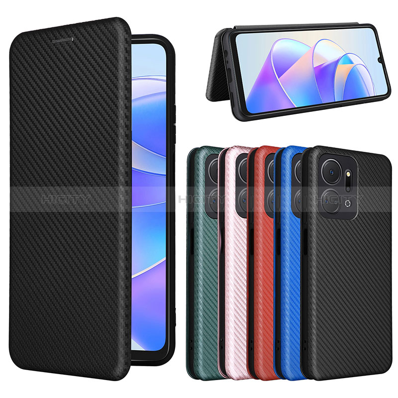 Handytasche Stand Schutzhülle Flip Leder Hülle L04Z für Huawei Honor X7a