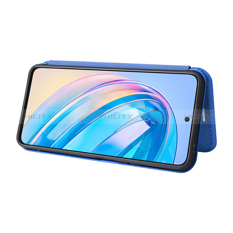 Handytasche Stand Schutzhülle Flip Leder Hülle L04Z für Huawei Honor X8a 4G