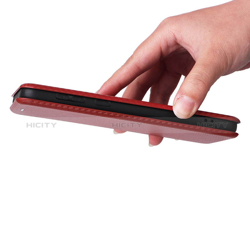 Handytasche Stand Schutzhülle Flip Leder Hülle L04Z für Motorola Moto E13