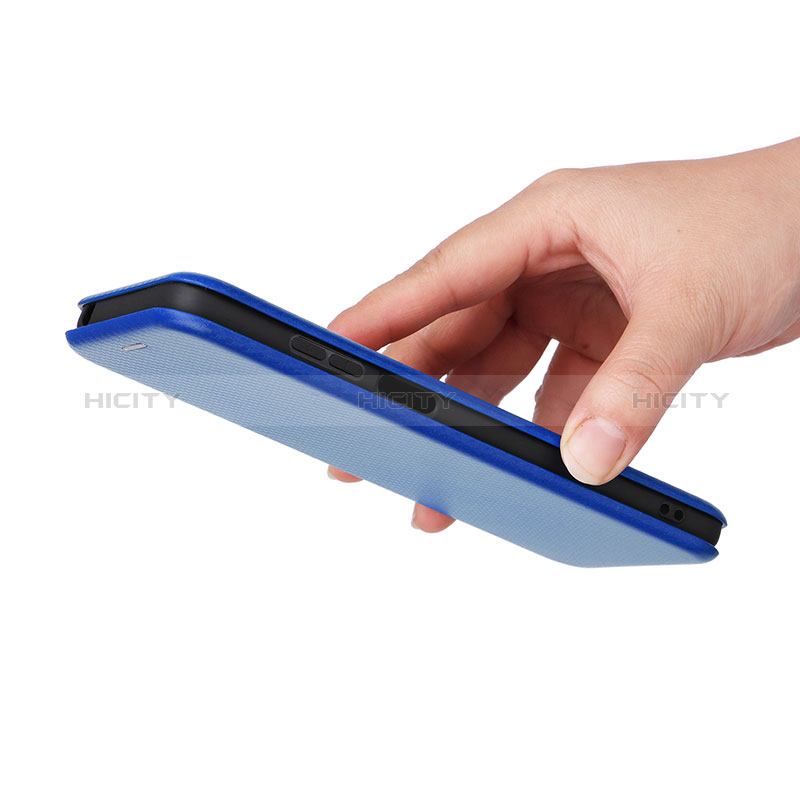 Handytasche Stand Schutzhülle Flip Leder Hülle L04Z für Motorola Moto E22