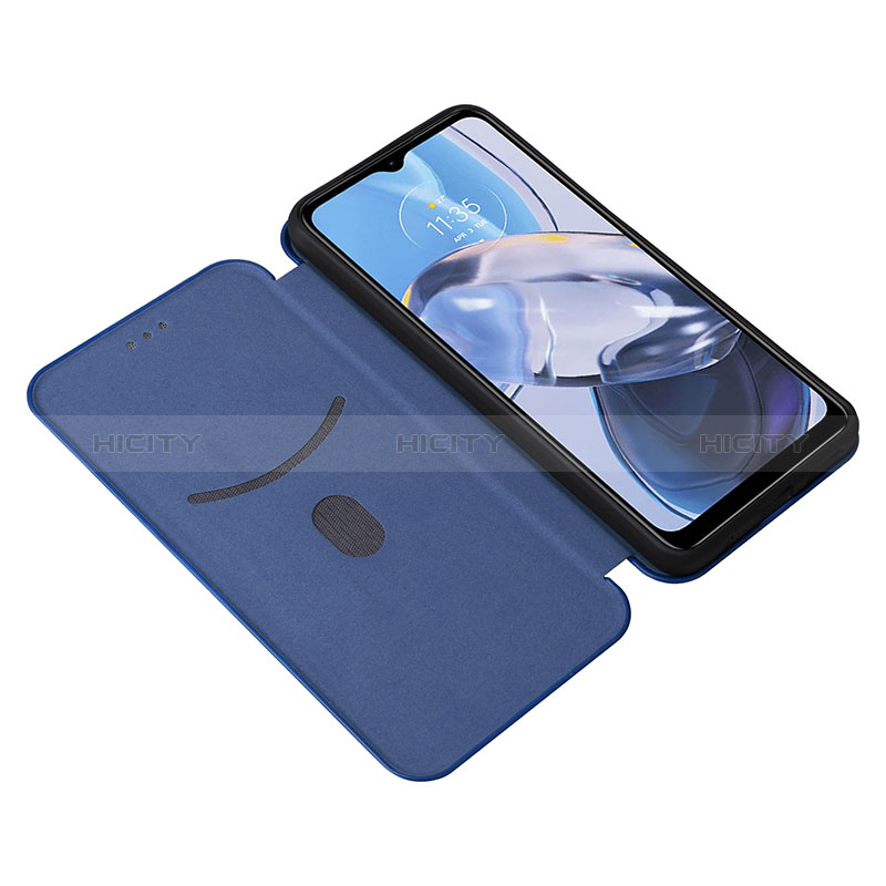 Handytasche Stand Schutzhülle Flip Leder Hülle L04Z für Motorola Moto E22i