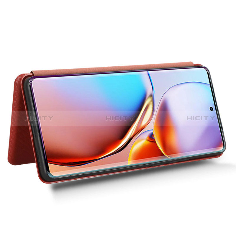 Handytasche Stand Schutzhülle Flip Leder Hülle L04Z für Motorola Moto Edge Plus (2023) 5G groß