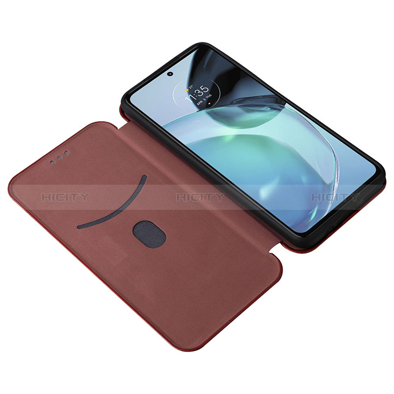 Handytasche Stand Schutzhülle Flip Leder Hülle L04Z für Motorola Moto G72