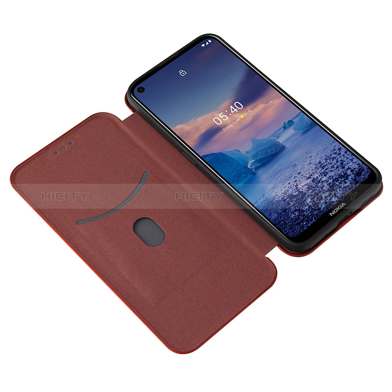 Handytasche Stand Schutzhülle Flip Leder Hülle L04Z für Nokia 5.4