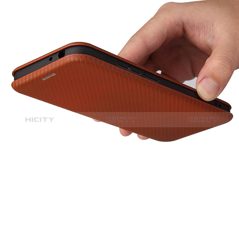 Handytasche Stand Schutzhülle Flip Leder Hülle L04Z für Nokia 5.4 groß