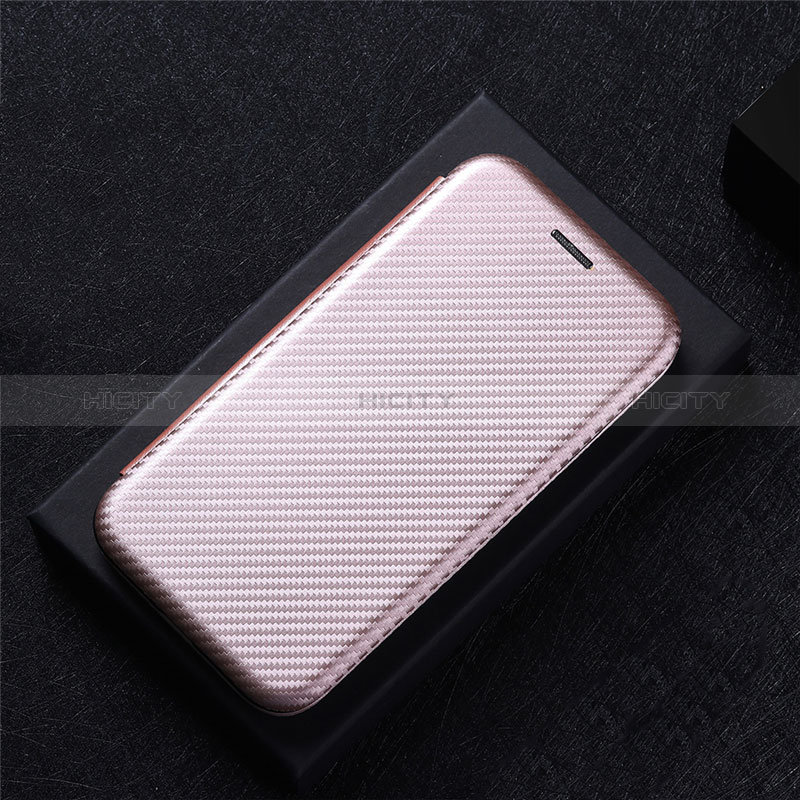 Handytasche Stand Schutzhülle Flip Leder Hülle L04Z für Nokia 5.4 Rosegold