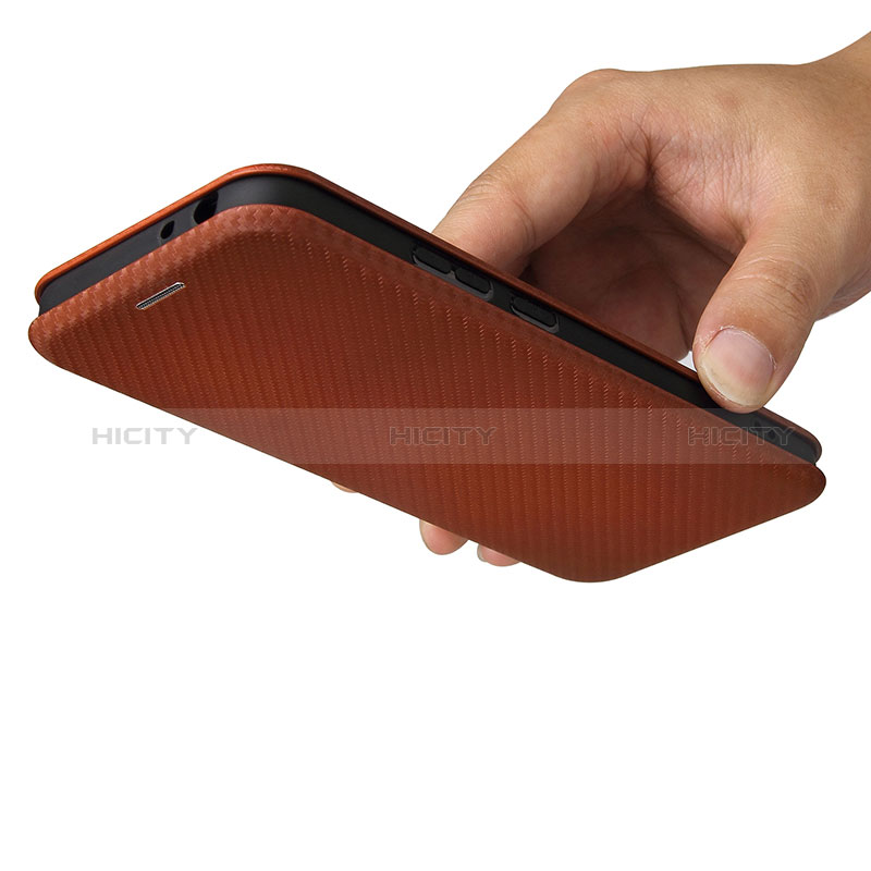 Handytasche Stand Schutzhülle Flip Leder Hülle L04Z für Nokia 7.3 groß