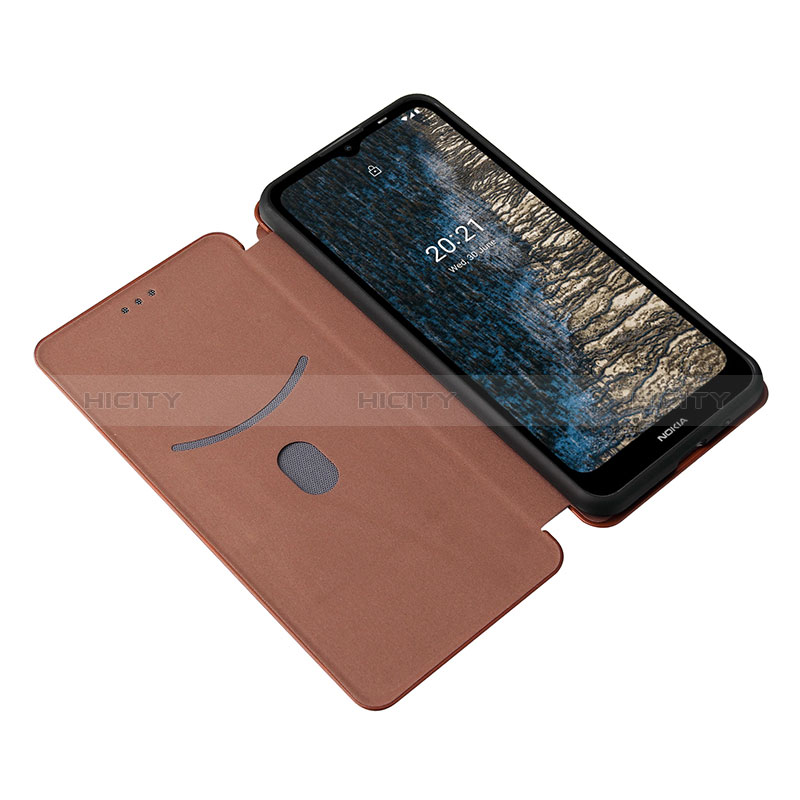 Handytasche Stand Schutzhülle Flip Leder Hülle L04Z für Nokia C10