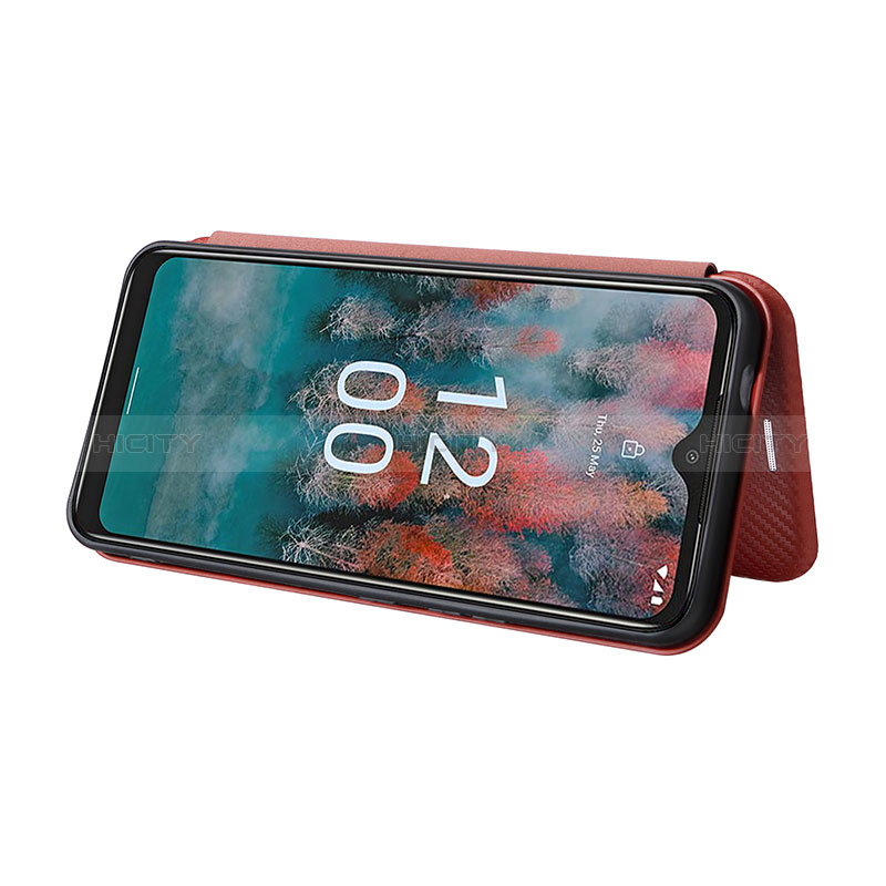 Handytasche Stand Schutzhülle Flip Leder Hülle L04Z für Nokia C12 Plus