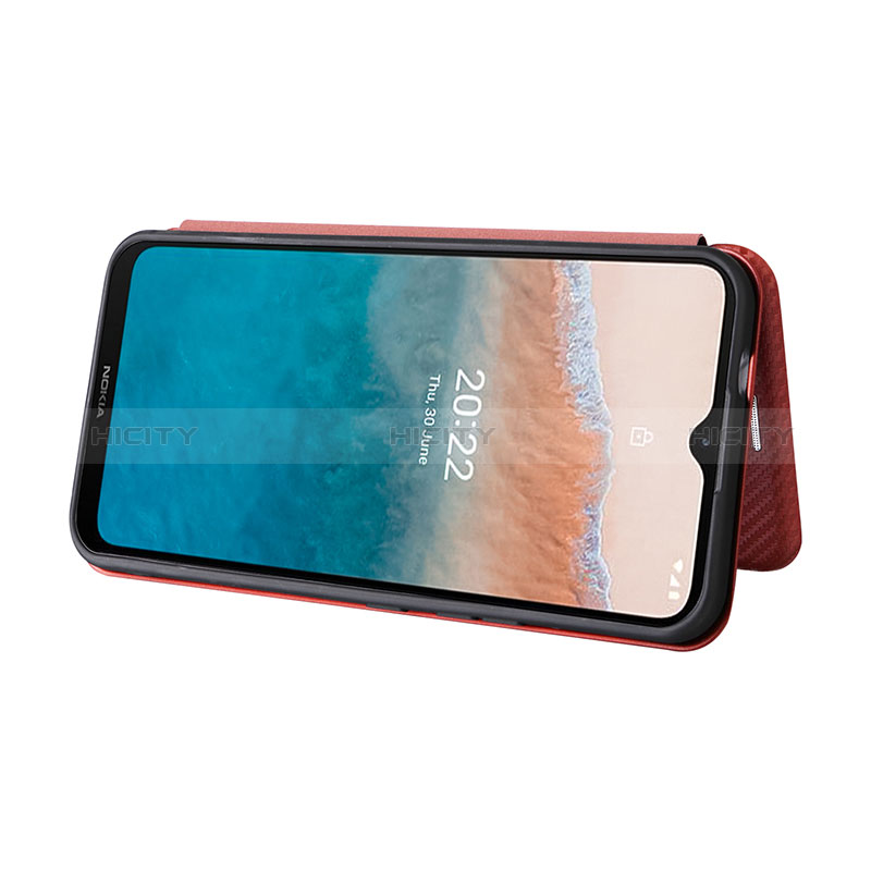 Handytasche Stand Schutzhülle Flip Leder Hülle L04Z für Nokia G11 Plus groß