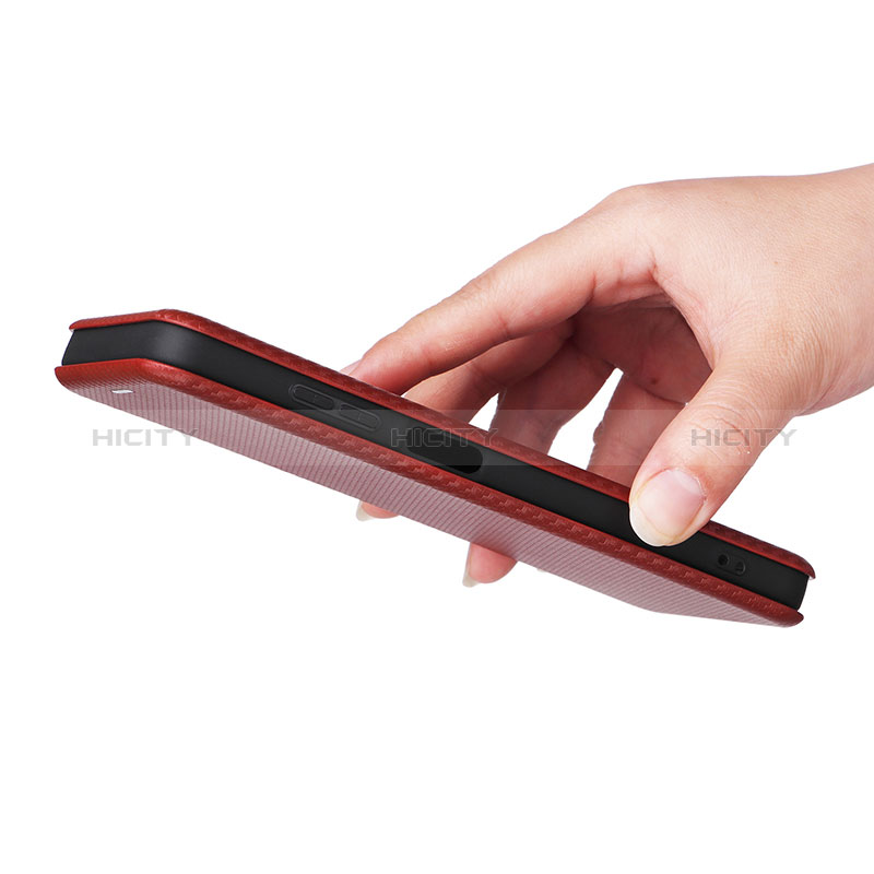 Handytasche Stand Schutzhülle Flip Leder Hülle L04Z für Nokia G22 groß