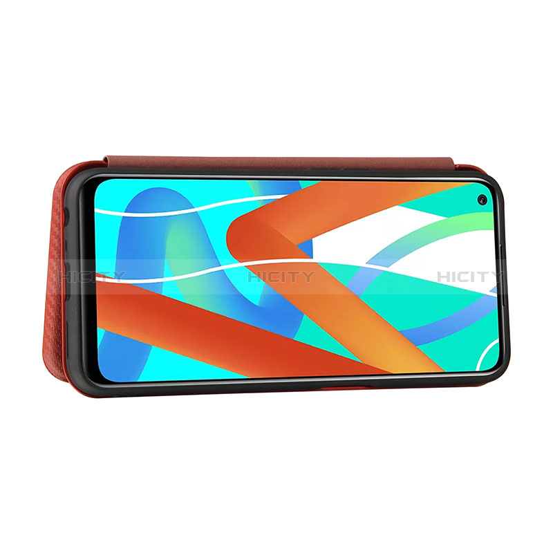 Handytasche Stand Schutzhülle Flip Leder Hülle L04Z für Realme 8s 5G