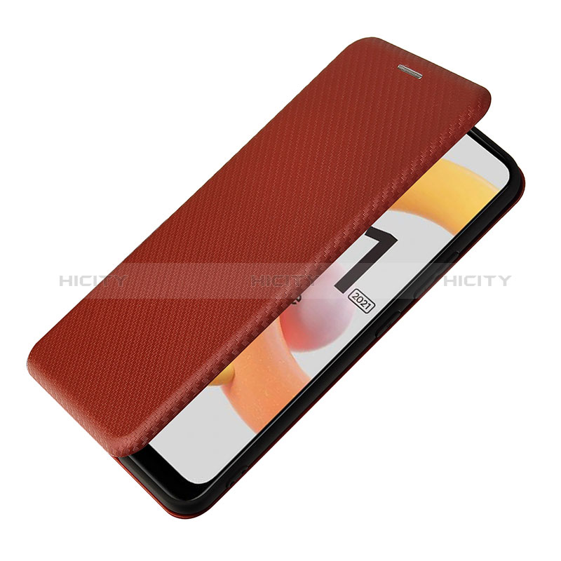 Handytasche Stand Schutzhülle Flip Leder Hülle L04Z für Realme C11 (2021)