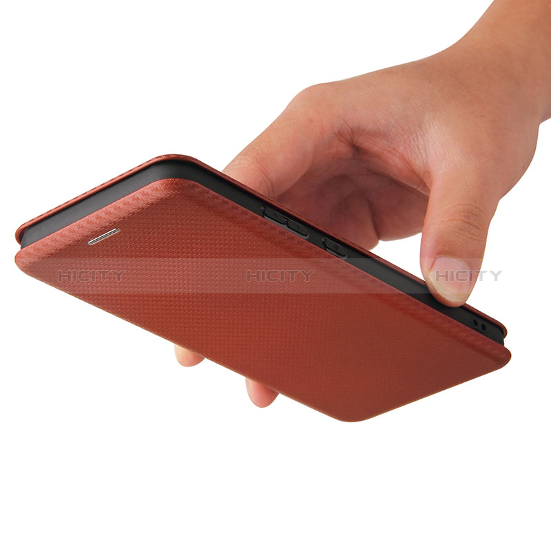 Handytasche Stand Schutzhülle Flip Leder Hülle L04Z für Realme C21 groß