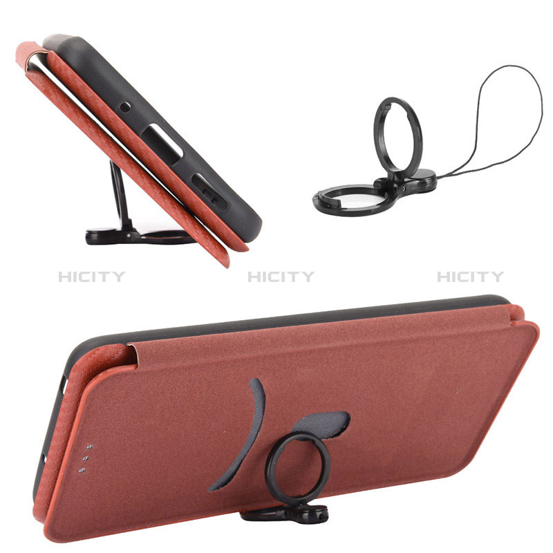 Handytasche Stand Schutzhülle Flip Leder Hülle L04Z für Realme Q2i 5G