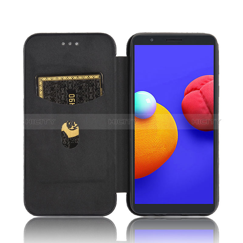 Handytasche Stand Schutzhülle Flip Leder Hülle L04Z für Samsung Galaxy A01 Core