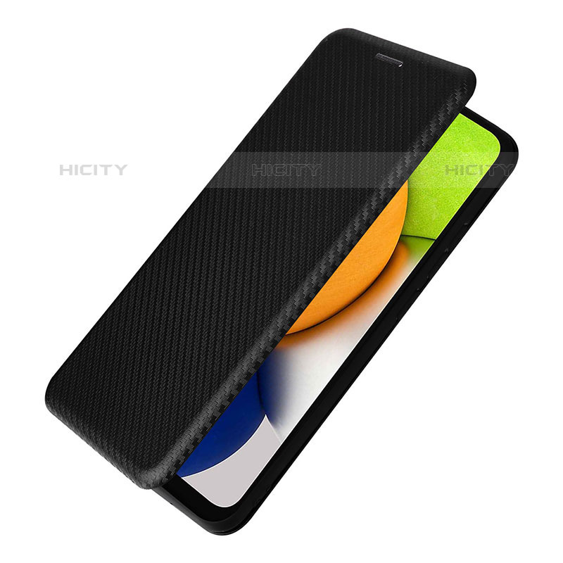 Handytasche Stand Schutzhülle Flip Leder Hülle L04Z für Samsung Galaxy A03 groß