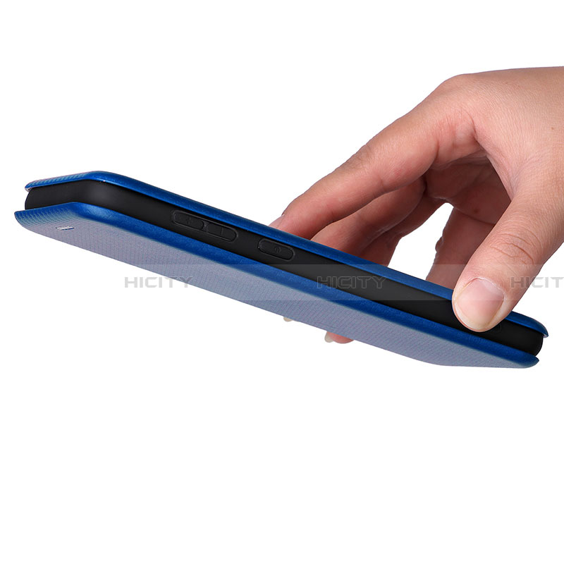 Handytasche Stand Schutzhülle Flip Leder Hülle L04Z für Samsung Galaxy A03 Core groß