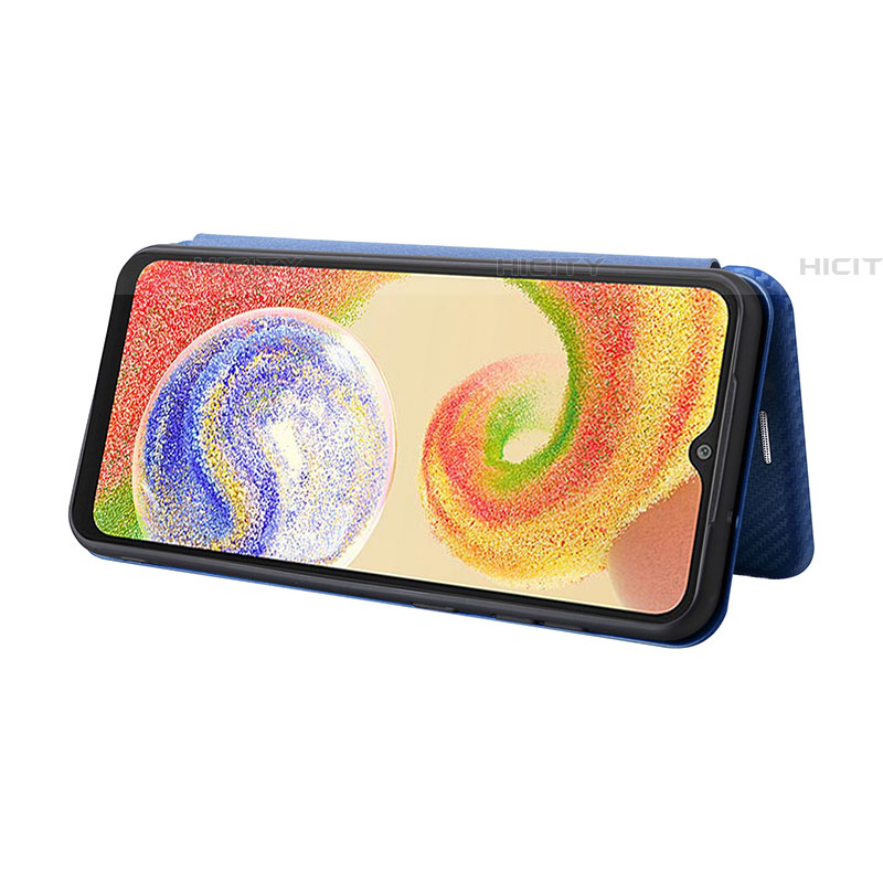 Handytasche Stand Schutzhülle Flip Leder Hülle L04Z für Samsung Galaxy A04E groß