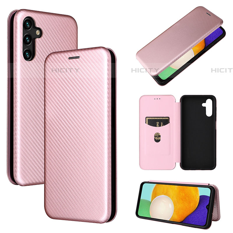 Handytasche Stand Schutzhülle Flip Leder Hülle L04Z für Samsung Galaxy A04s