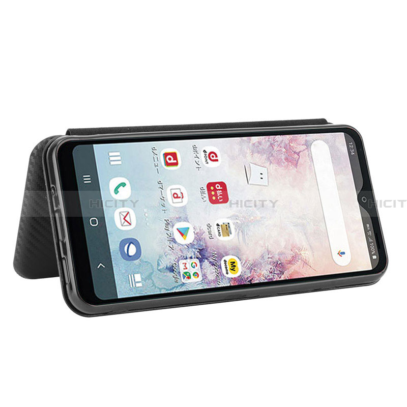 Handytasche Stand Schutzhülle Flip Leder Hülle L04Z für Samsung Galaxy A20 SC-02M SCV46 groß