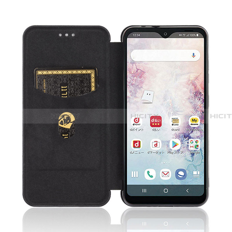 Handytasche Stand Schutzhülle Flip Leder Hülle L04Z für Samsung Galaxy A20 SC-02M SCV46 groß