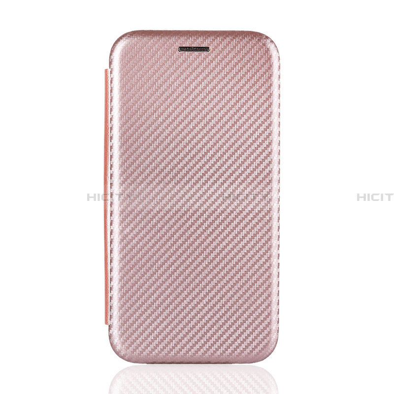 Handytasche Stand Schutzhülle Flip Leder Hülle L04Z für Samsung Galaxy A21 SC-42A Rosegold