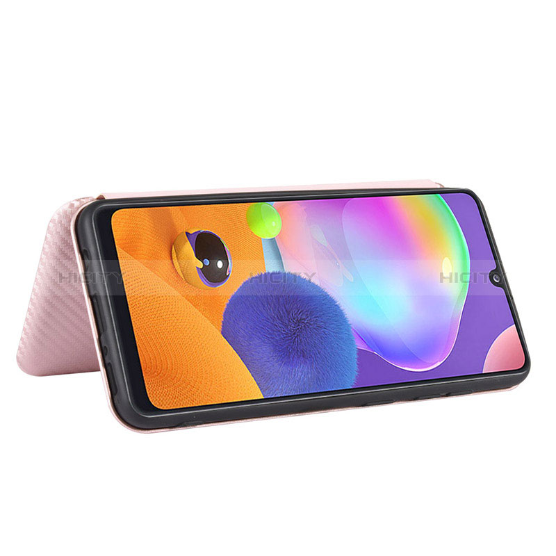 Handytasche Stand Schutzhülle Flip Leder Hülle L04Z für Samsung Galaxy A31 groß