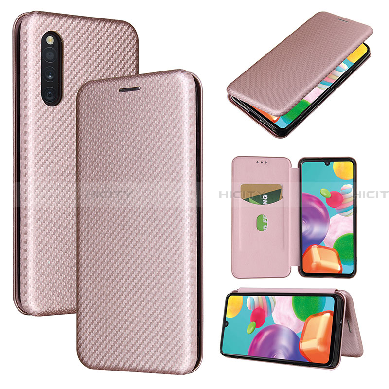 Handytasche Stand Schutzhülle Flip Leder Hülle L04Z für Samsung Galaxy A41 SC-41A