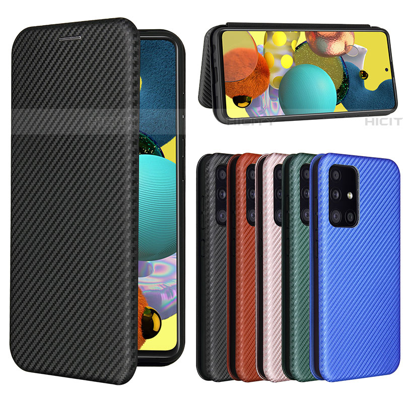 Handytasche Stand Schutzhülle Flip Leder Hülle L04Z für Samsung Galaxy A52 5G groß