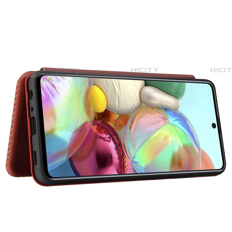 Handytasche Stand Schutzhülle Flip Leder Hülle L04Z für Samsung Galaxy A72 5G groß