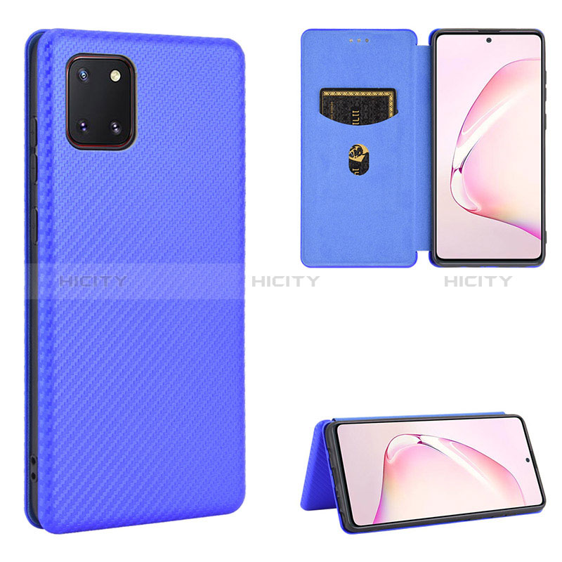 Handytasche Stand Schutzhülle Flip Leder Hülle L04Z für Samsung Galaxy A81