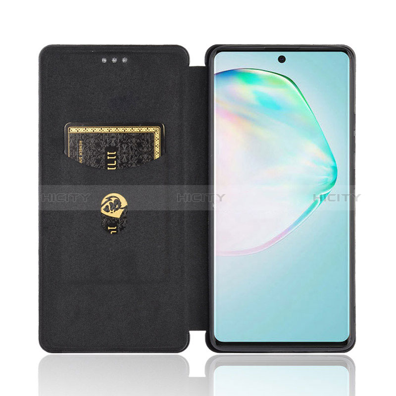 Handytasche Stand Schutzhülle Flip Leder Hülle L04Z für Samsung Galaxy S10 Lite groß