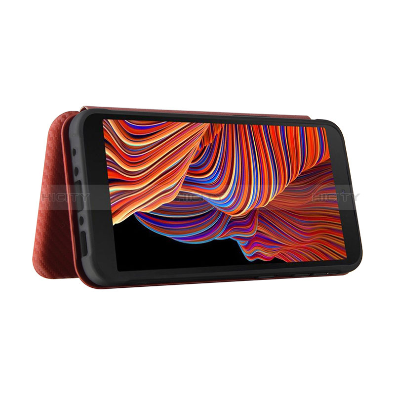 Handytasche Stand Schutzhülle Flip Leder Hülle L04Z für Samsung Galaxy XCover 5 SM-G525F