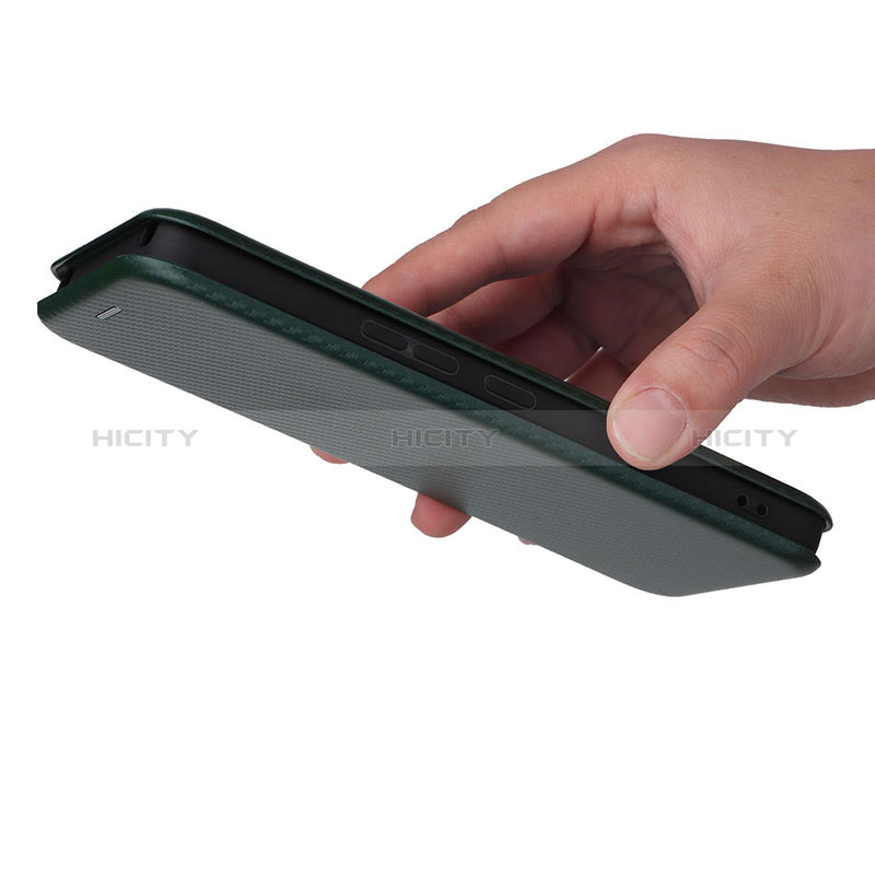 Handytasche Stand Schutzhülle Flip Leder Hülle L04Z für Sharp Aquos R7s groß