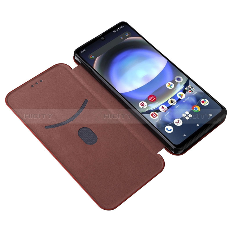 Handytasche Stand Schutzhülle Flip Leder Hülle L04Z für Sharp Aquos R8